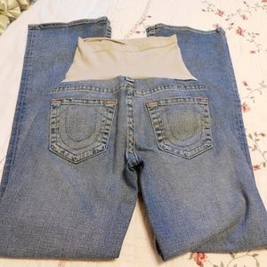 True Religion Pea in Pod Womens Maternity Jeans 32